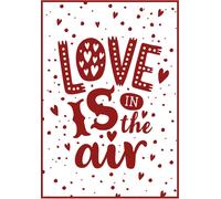 Citations Toile Blanc Rouge 50x70 DD123147 Toile sur châssis
