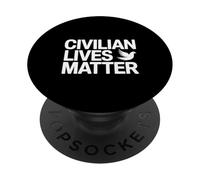 Citations Vraies sur la Vie L'antifascisme La Vie des civils Compte PopSockets PopGrip Adhésif