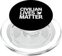 Citations Vraies sur la Vie L'antifascisme La Vie des civils Compte PopSockets PopGrip pour MagSafe