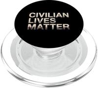 Citations Vraies sur la Vie L'antifascisme La Vie des civils Compte PopSockets PopGrip pour MagSafe
