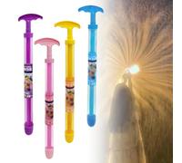 Citaway Feuerwerk Wasserpistole, Large Tank Multi Spout Firework Romantic Water Gun, Pusher Type Water Squirter Toys for Bathing, Pool, Water Firework Spray Toys for Kids, Adults (4PCS)