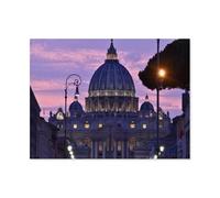 Cité du Vatican，1000 pièces de Puzzles en Bois, pour Adultes et Enfants（75x50cm）-L88