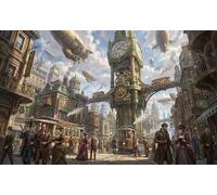 Cité Steampunk Puzzle 1000 Pièces Adultes Et Enfants,Jeu Éducatif,Premium,Carton,Dès 14 Ans Horloge,Casse-tête,Déco Murale, Anti-Stress,Détente,Défi 38x26cm