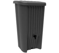 Récupérateur d'eau de pluie 150L Eda Plastiques coloris anthracite L.59,4 x l.50,3 x H.1103 cm