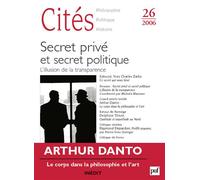 Cités 2006, n° 26 Secret privé et secret politique - Collectif - Puf - broché - Revue