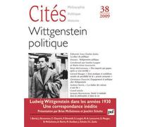 Cités 2009, n° 38 Wittgenstein politique - Collectif - Puf - broché - Revue