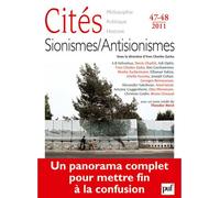 Cités 2011, n° 47-48 Sionismes / Antisionismes - Collectif - Puf - broché - Revue