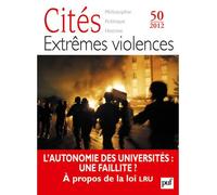 Cités 2012, n° 50 Extrêmes violences - Collectif - Puf - broché - Revue