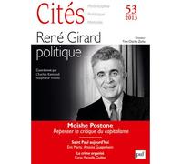 Cités 2013, n° 53 Girard politique - Collectif - Puf - broché - Revue