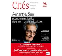 CITES 2024, N.98: Amartya Sen : Économie et justice dans un monde inégalitaire