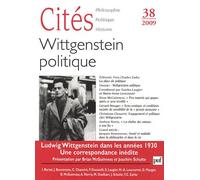 Cités N° 38 - Wittgenstein Politique
