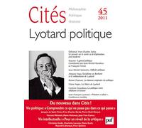 Cités N° 45/2011 - Lyotard Politique