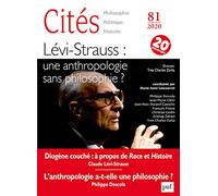 Cites n°81 (2020-1): Lévi-Strauss, une anthropologie sans philosophie ?