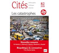 Cités n° 82 (2020-2) Les catastrophes démographiques en cours - Collectif - Puf - broché - Revue