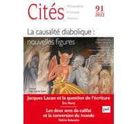 Cités n° 91 (2022-3) La causalité diabolique : nouvelles figures - Collectif - Puf - broché - Revue