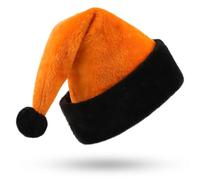 CITÉTOILE Bonnet de Noël Unisexe Adulte, Chapeau en Velours de Luxe, Classique Bonnet de Père Noël, Décoration pour Halloween Party