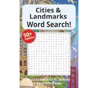 Cities and Landmarks Word Search: Word Searches with Easy to Read Print packed with 1155 words that cover everything from everything from iconic ... ... Holidays, and Travel or a perfect gift!