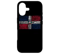 Cities Ciudades Republica Dominicana Bandera Dominican Flag Coque pour iPhone 17