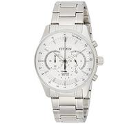 Citizen AN8190-51A Montre à Quartz analogique Unisexe avec Bracelet en Acier Inoxydable