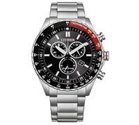 Citizen AT2566-88E Eco-Drive Montre solaire pour homme Chronographe Acier inoxydable Noir 43 mm 10 ATM