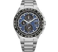 Citizen AT8238-84L Montre Homme Eco-Drive Super-Titane Radio Chronographe 44m...
