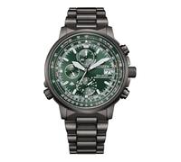 Citizen AT8304-57W Promaster Sky Chronographe solaire radio-piloté en acier inoxydable pour homme 42 mm