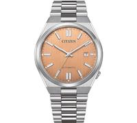 Citizen Automatic Tsuyosa Men's Watch Salmon Background NJ0151-88M Steel Case and Bracelet