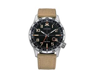 Citizen Aviateur BM7550-10E Cadran Noir 43MM SPORTS 10ATM Montre - Tout Neuf