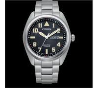 Citizen BM8560-88E Eco Drive montre homme titane date gris