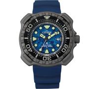 Citizen Montre pour Homme Analogique Eco-Drive avec Un Bracelet en Caoutchouc Promaster Marine