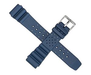 Citizen Bracelet de montre de plongée original NY0040-17L, AY5000-05L, BN0151-17L 20 mm, bleu marine