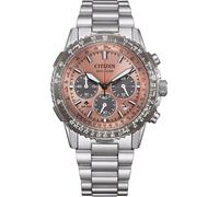 Citizen CA4664-60X Eco-Drive Montre Homme Chronographe Acier/Moka