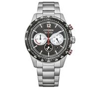 Citizen CA4714-55E Racing Chronographe Montre pour homme avec mouvement solaire Eco-Drive, boîtier en acier inoxydable, 10 ATM