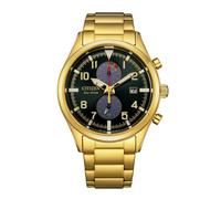 Chronographe Homme Citizen CA702287E bracelet Solar EcoDrive Jaune G