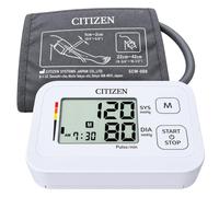 Citizen CHU305 Tensiomètre Bras Automatique Digital Brassard 22-42 cm | Moyenne & 99 Mémoires, Écran XXL Lisible, Suivi Sans Appli, Alerte Arythmie & Hypertension, Prêt à l'Emploi