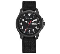 Citizen Eco-Drive BM8186-15E Montre décontractée pour Homme, Plaqué ionique Noir/Bracelet Noir, Montre