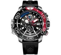 Citizen Eco-Drive Promaster Aqualand BJ2167-03E Montre pour homme Rouge 50 mm, Chronographe, montre de plongée