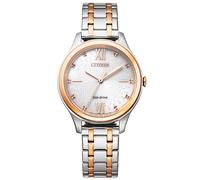 Citizen Femme Analogique Conduite économique Montre avec Bracelet en Acier Inoxydable EM0506-77A