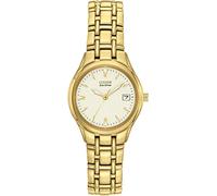 Citizen - EW1262-55P - Montre Femme - Quartz - Analogique - Solaire - Bracelet Acier Inoxydable doré