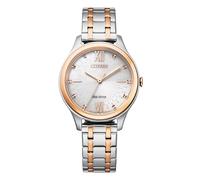 Citizen Femme Analogique Conduite économique Montre avec Bracelet en Acier Inoxydable EM0506-77A