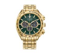 Citizen, Homme, Accessoires, Jaune, Taille: ONE Size Montre Carson 43mm