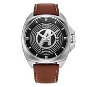 Citizen Homme Analogique Quartz Montre avec Bracelet en Cuir AW1721-08W