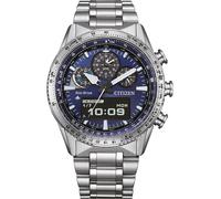 Citizen JV2000-51L Promaster Skyhawk Montre pour homme en acier inoxydable solaire Bleu/argenté