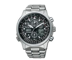 Citizen JY8020-52E Super Pilot Montre Radio-pilotée pour Homme, Titane