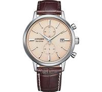 Citizen - Men's Watch with Stainless Steel Case - Watch - Leather - Brown - 41 mm
