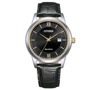 Citizen Montre analogique à quartz pour homme AW1784-16E - Bracelet cuir Noir Classique