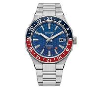 Citizen Montre Argent Analogique Hommes Series 8 Gmt NB6030-59L