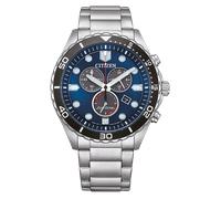 Citizen Montre Argent Chronographe Hommes Of Sporty Aqua AT2560-84L