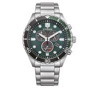 Citizen Montre Argent Chronographe Hommes Of Sporty Aqua AT2561-81X