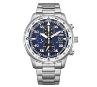 Citizen Montre Aviator Chrono Bleue pour Homme en Acier Inoxydable - Réf. CA0880-58L